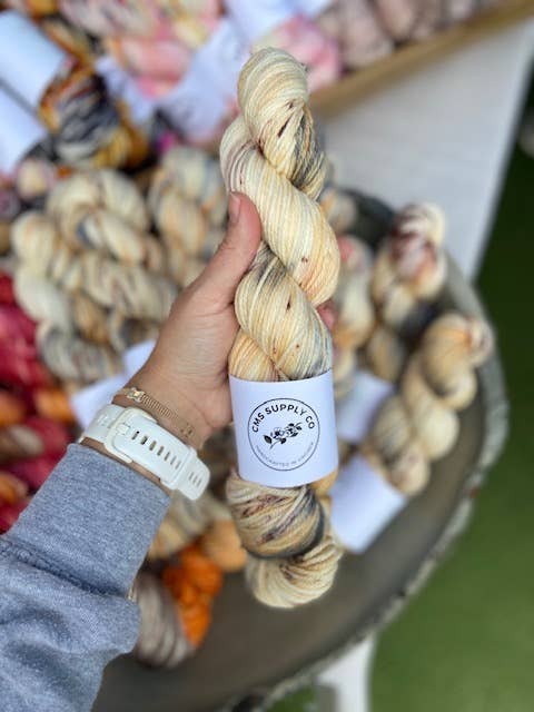 CMS Supply Co - Wholesale Yarn - Toasted Marshmallow - Artisan Dyed Yarn - Multiple Bases 1