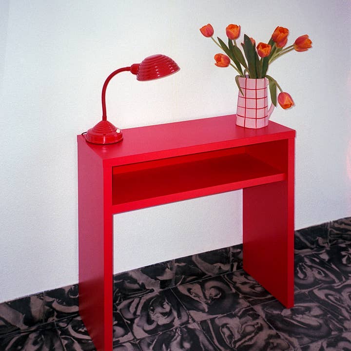 Really Nice Things - Wholesale Console Table - Flame red laminated board console 3cm 80x30cm3