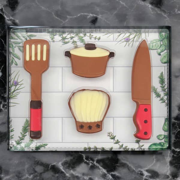 ADG Diffusion - Wholesale Chocolate - UNUSUAL CHOCOLATE COOKING SET SET - 125g2