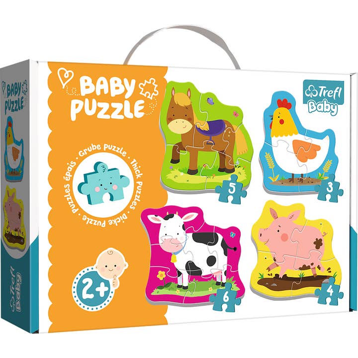 Trefl Baby Classic Puzzle - Animals on the farm for wholesale by Trefl USA