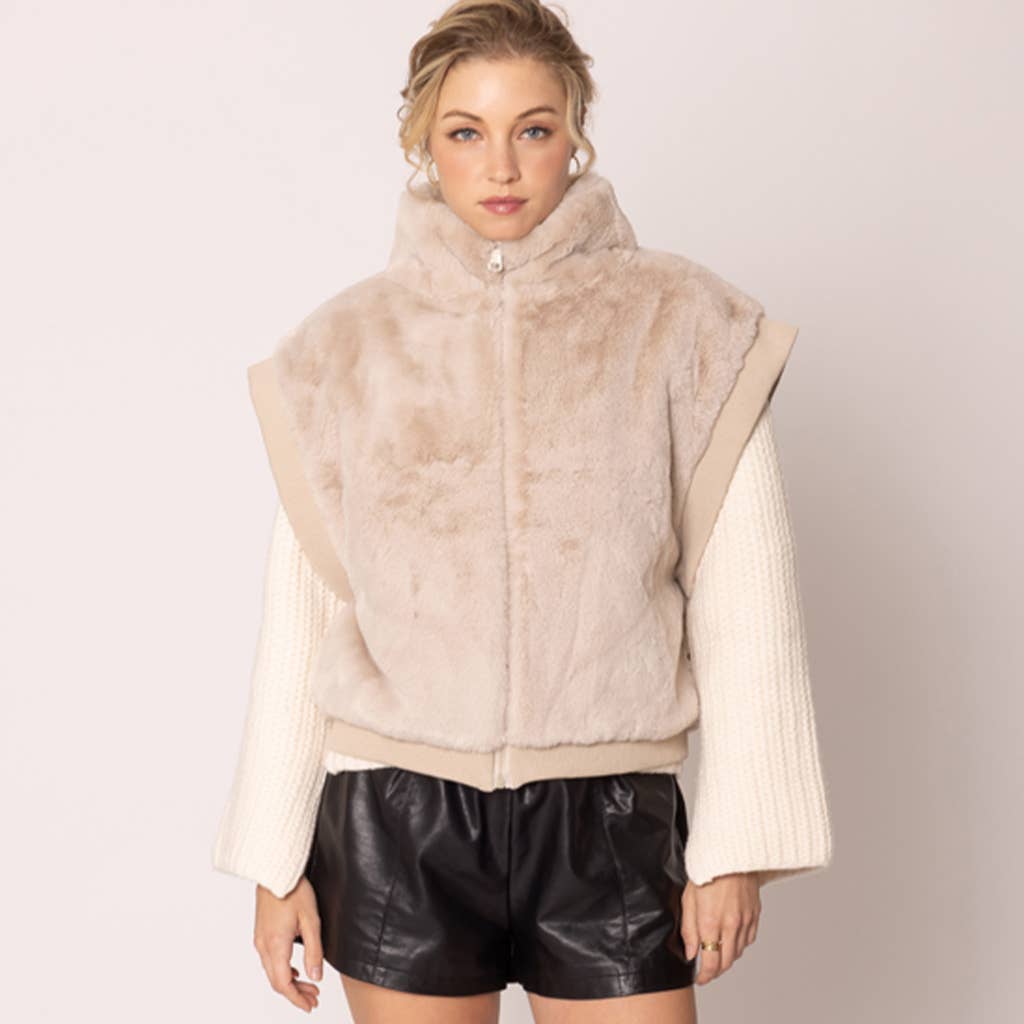 Fashion City - Venta al por mayor Chaleco de abrigo - Mujer - Chaleco cálido y acogedor de piel suave para la moda de otoño-invierno4