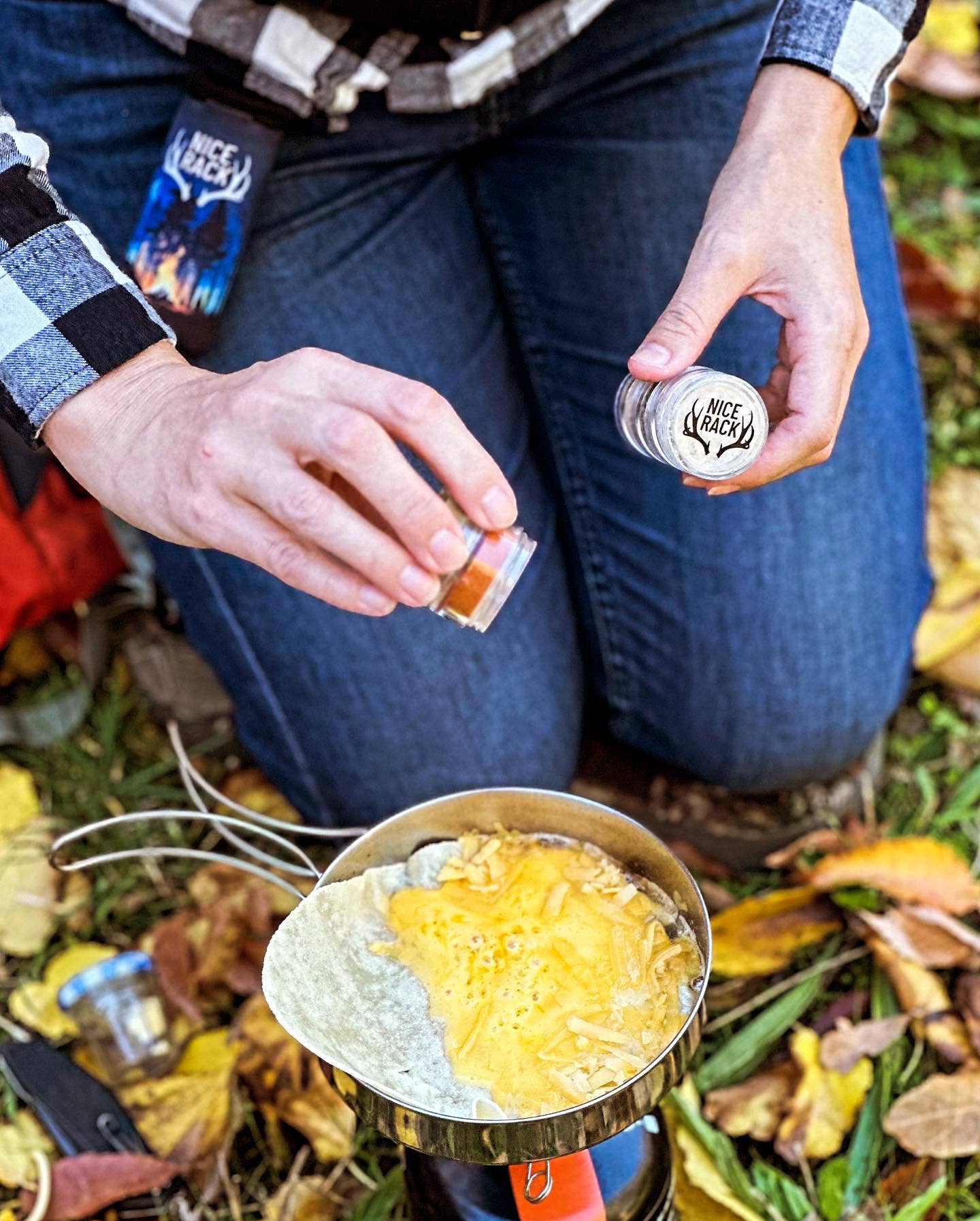 WILD ATOMS - Wholesale Spice Rack - NICE RACK Mini Camp Spice Gift Set Spice Reusable Travel7