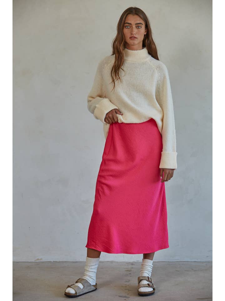 By Together - Wholesale Knit Sweater - Women's - W1043 | Knit High Neck Raglan Long Sleeve Sweater Top