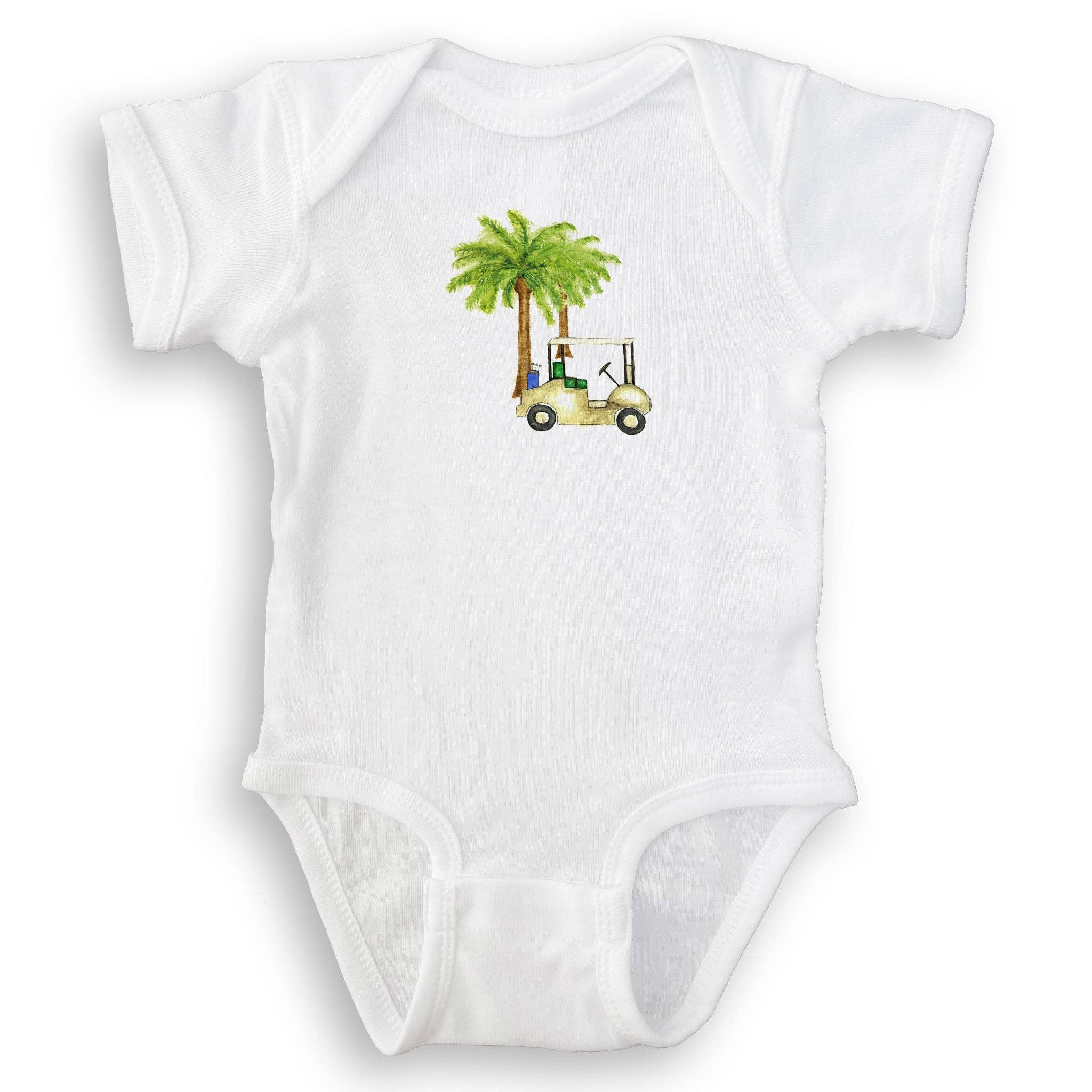 French Graffiti - Wholesale Tea Towel - Golf Cart with Palm Trees14