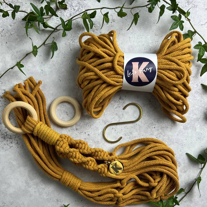 Knotted - Wholesale DIY Craft Kit - Make Your Own Macramé Plant Hanger Kit