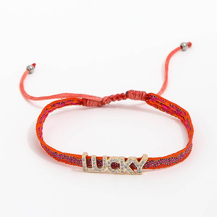 Flätat armband med berlock för wholesale av GLAM & GLORY Jewels made with love