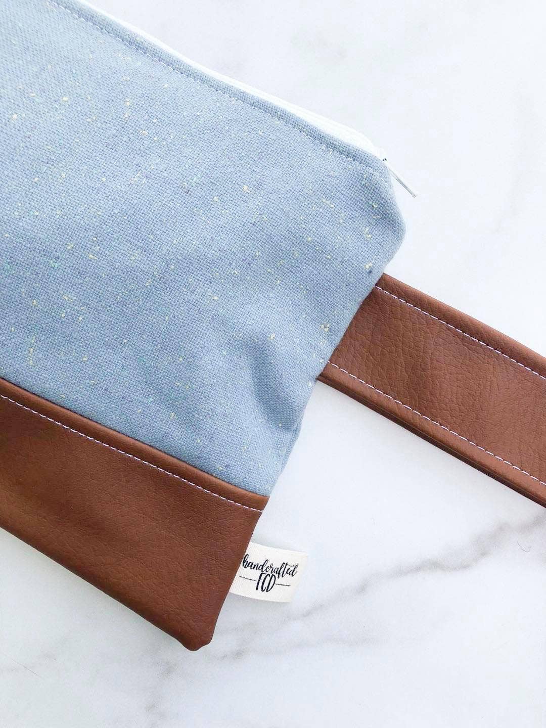 Handcrafted FCD - Wholesale Wristlet - Mini Wristlets - Dusty Blues1