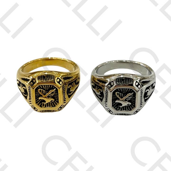 Anillo de Acero - Hombre para venta al por mayor de Celli Biju