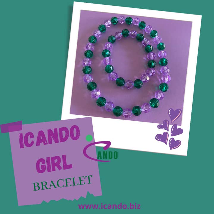 ICANDO Girl Bracelet (2 sizes) for wholesale by ICANDO
