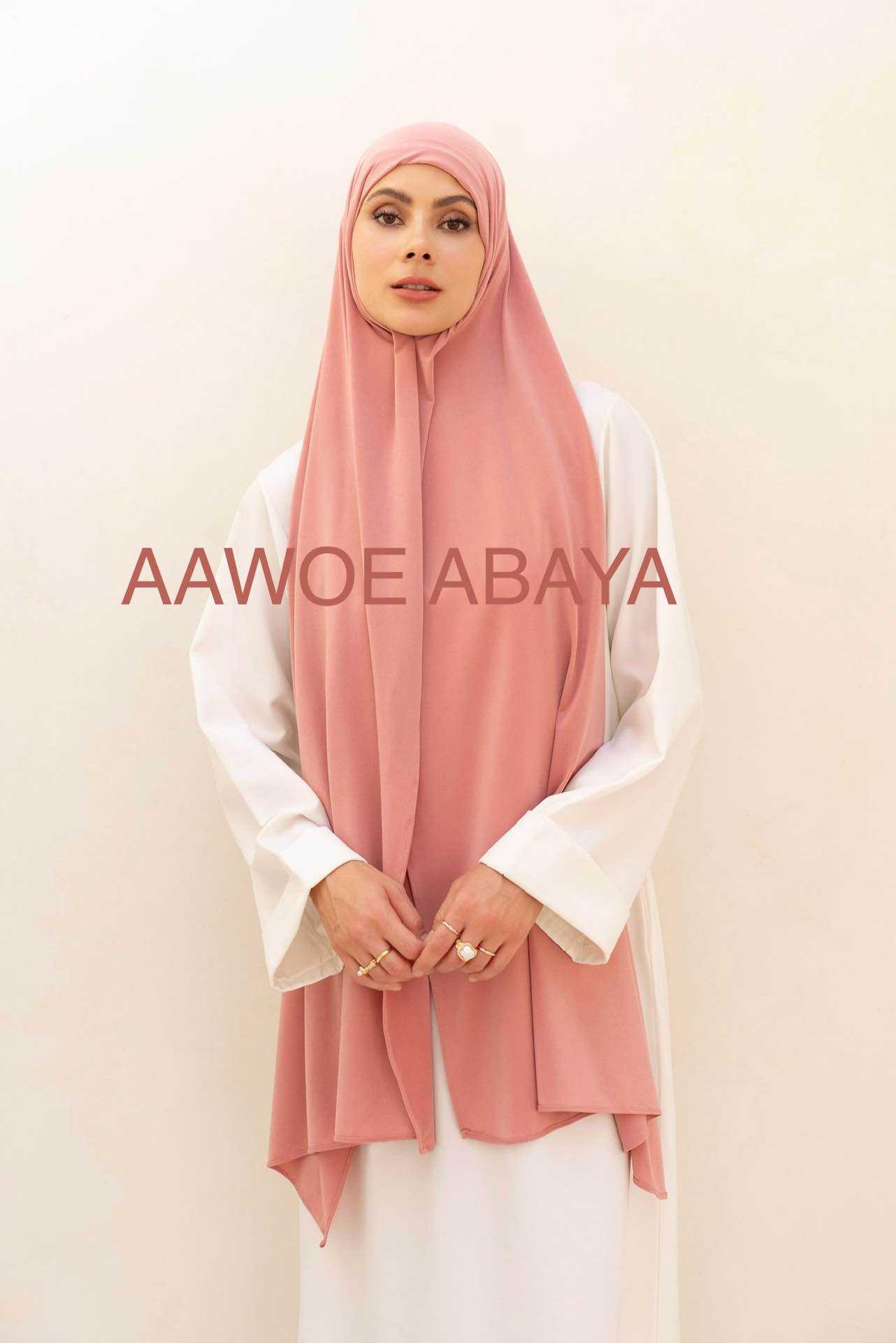 Aawoe Abaya - Wholesale Hijab - Women's - Elegant Long-Sleeve Shawl - 2484-HIJ69