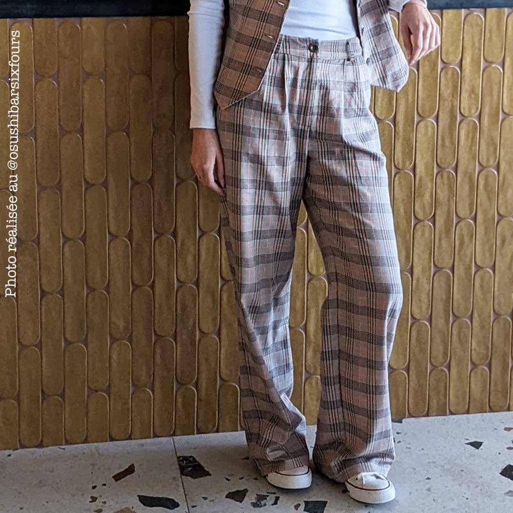 Super Bison – Kit de costura artesanal por atacado – Molde Calças Léon do 32 ao 5221