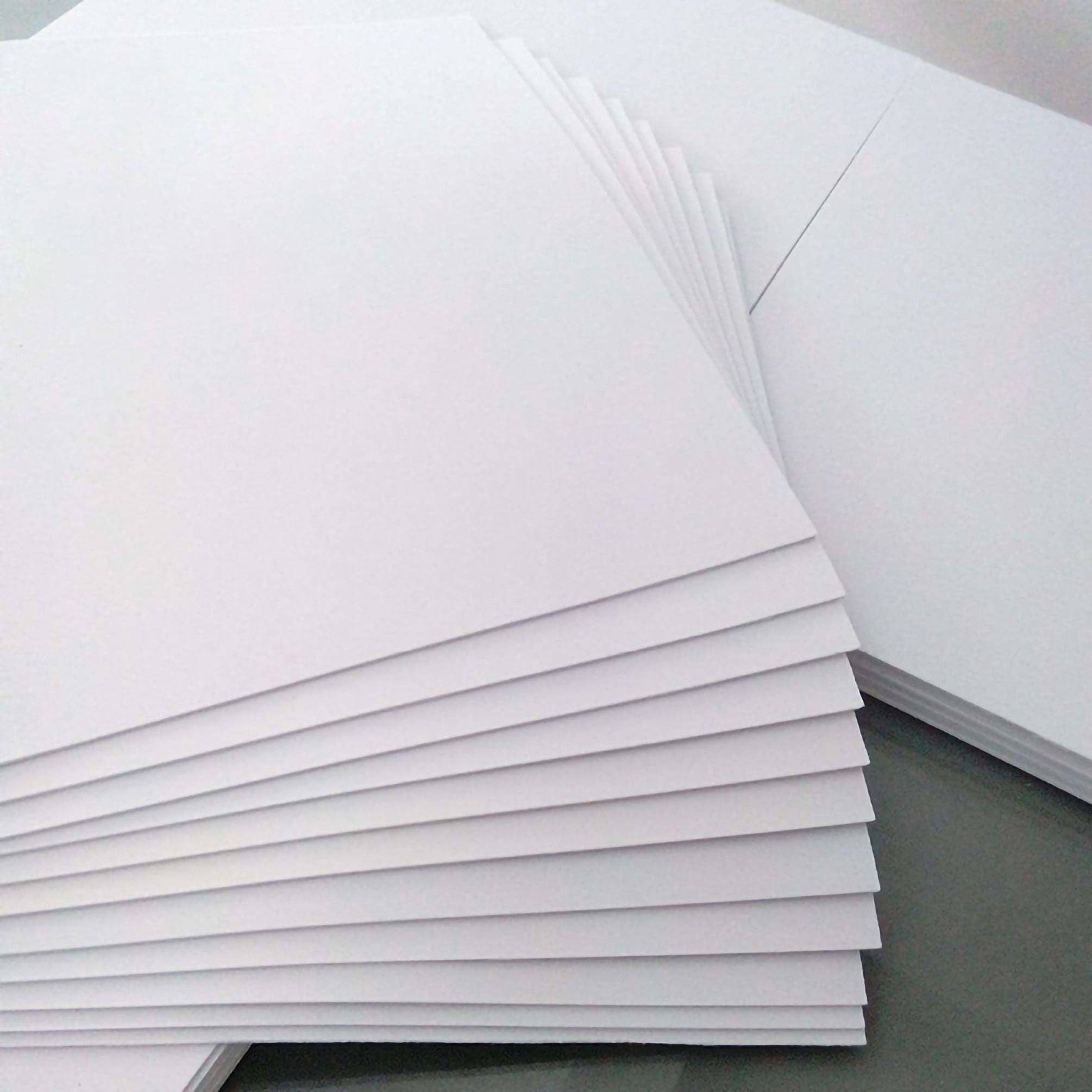 FIXTUREDISPLAYS - Wholesale Craft Supplies - White EVA foam sheets crafts 30 pack 9X12 inches 2mm paper card making craft DIY 15630-9x12-30PK1