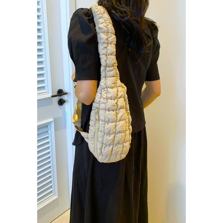 42POPS - Wholesale Crossbody Bag - Women's - "...._ Quilted Puffy Crossbody Sling Bag5