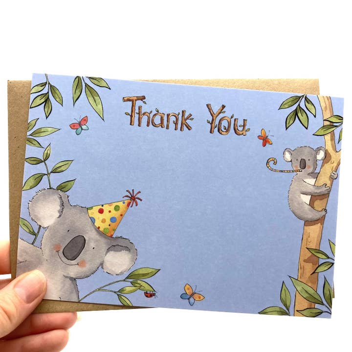 Koala Thank You Pack of 10 for wholesale by Ink and Snail Limited