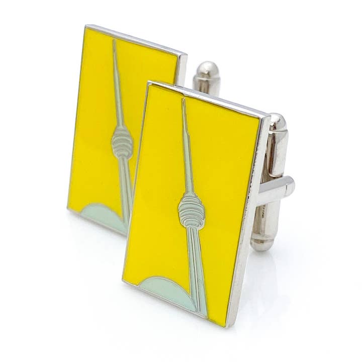 Abotoaduras CN Tower por atacado de Kinzoku