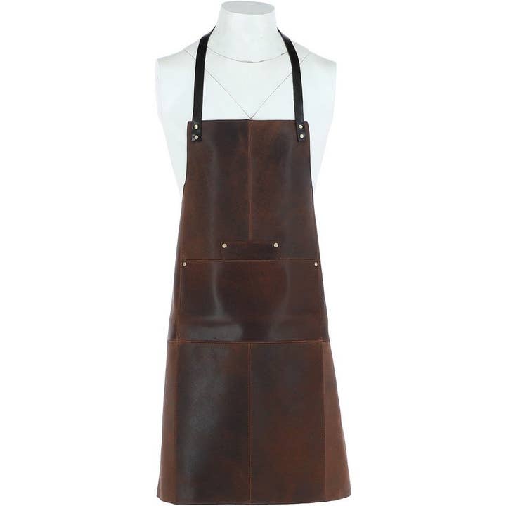 Ashwood Leather Apron Brown: Apron 1 for wholesale by Ashwood Leather