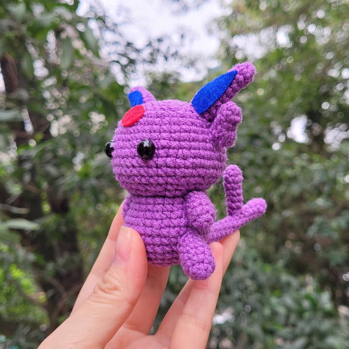 Anh2 LTD - Vente Peluche – enfant et bébé - Peluche Pikachu au crochet, mini porte-clés peluches8