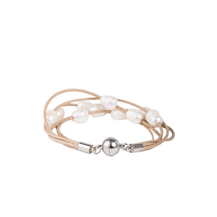 SAACHI - Wholesale Beaded Bracelet - Cosmo luminous Pearls Bracelet