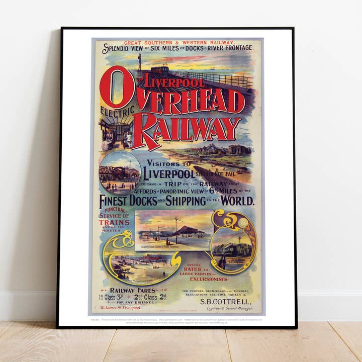 Star Editions – wholesale Art print – Liverpool Overhead Railway - Art Print1
