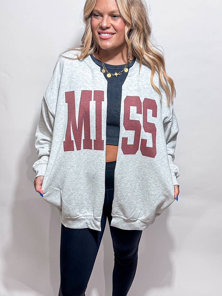 MISS STATE Cardigan for wholesale by Wicker Road Boutique
