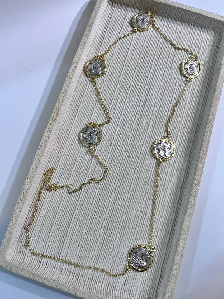 medallion necklace SET for wholesale by BUBU BY TEKIN SHOP