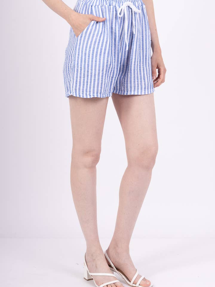 Mimi & Gogo – Großhandel Skort – Damen – Kurz mit bestickter Palmentasche @5038_KurzPalmTasche