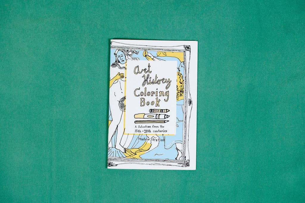 Maddie Stratton Studio - Wholesale Coloring & Activity Book - Adult - Art History Coloring Book1