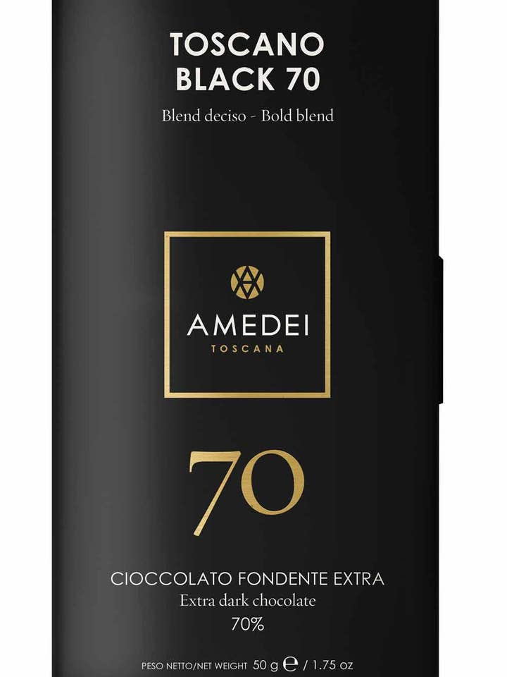 Amedei Toscano Black 70%, 50G for wholesale by Amedei Toscana