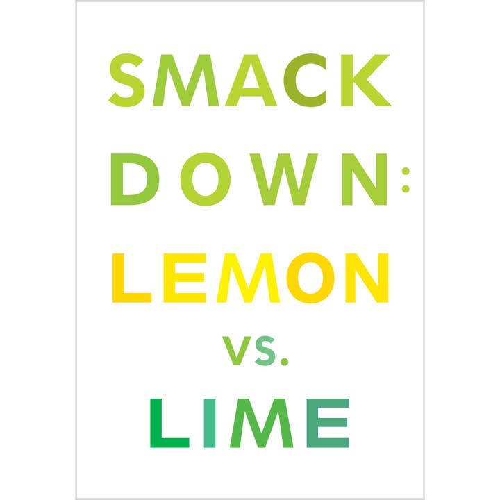 Citron vs Lime födelsedagskort för wholesale av Fomato