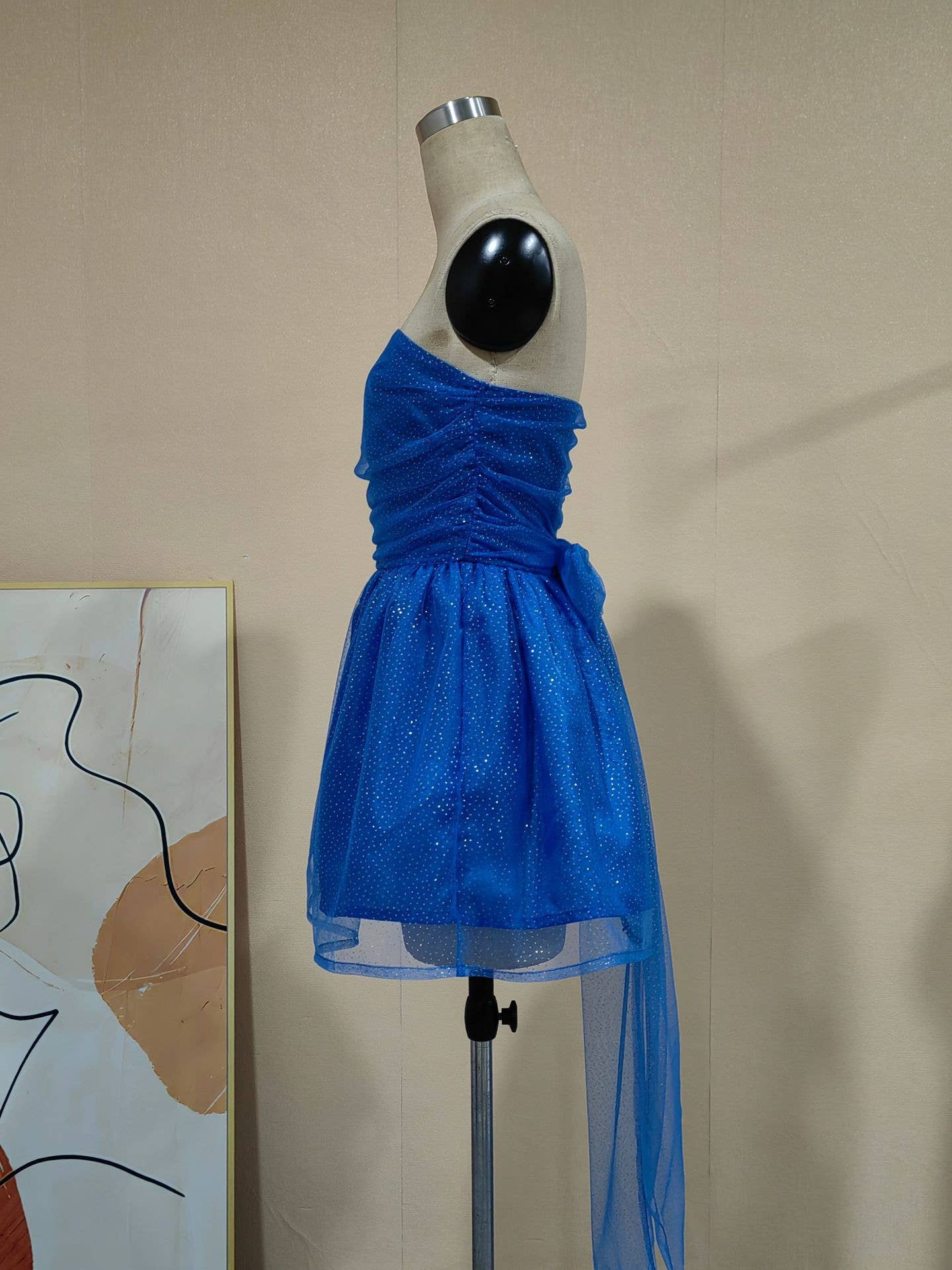 Sanyao Fashion – wholesale Dress – Women's – SF11 Elegant One-Shoulder Tube Top Tutu Skirt Backless Dress11