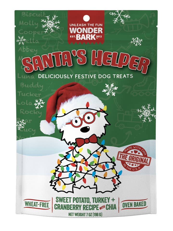 7-Unzen-Beutel Santa's Helper für den Großhandel von Wonder Bark