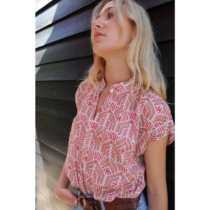 B A O B A B - Mode - Wholesale Jas - Dames - Bedrukte blouse NINIA1