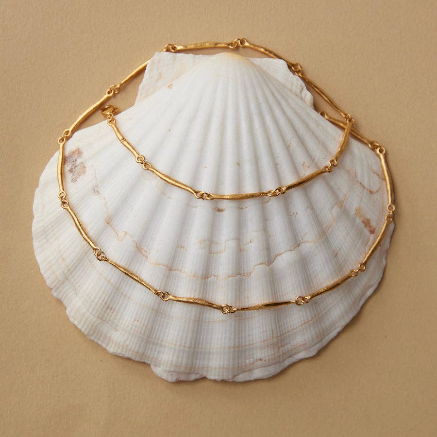 Agapée Jewelry - Vente Collier maille et chaîne - Collier Enea | Bijoux Or Cadeau Imperméable3