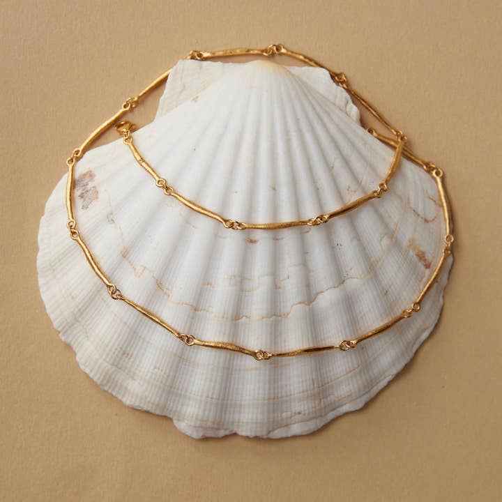 Agapée Jewelry - Vente Collier maille et chaîne - Collier Enea | Bijoux Or Cadeau Imperméable3