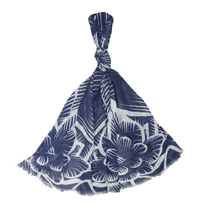 Tropical Flower Scarf 4348 Spring for wholesale by Jeanne Simmons Accessories