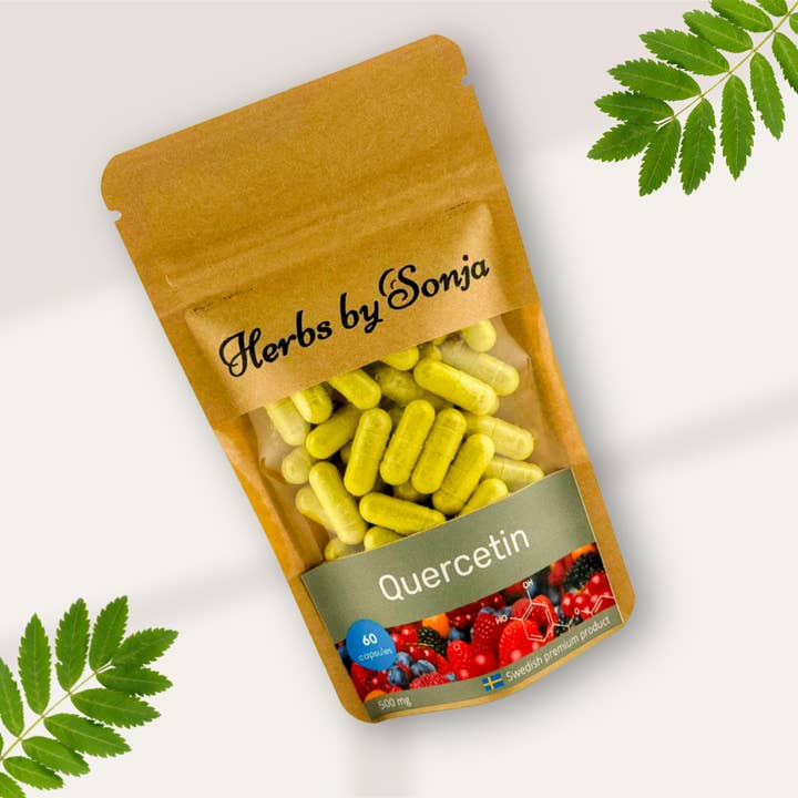 Quercetina 500mg – Suporte Imunitário e Alergias por Atacado por atacado de Herbs By Sonja - Natural health supplements