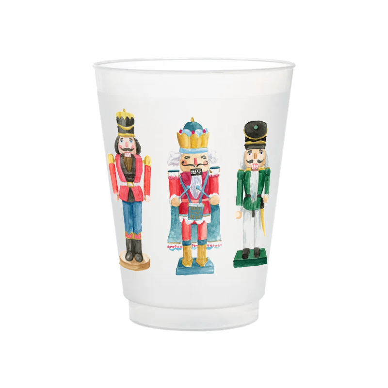 Taylor Paladino - Wholesale Disposable Cup - Nutcracker Drummers Frosted Cups | Set of 61