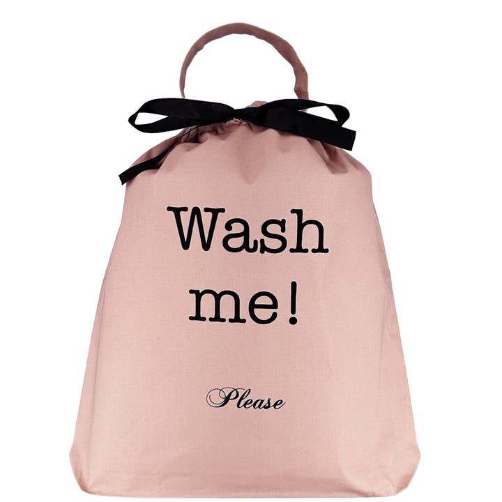 Wash Me, Laundry Bag, Pink/Blush for wholesale by Bag-All