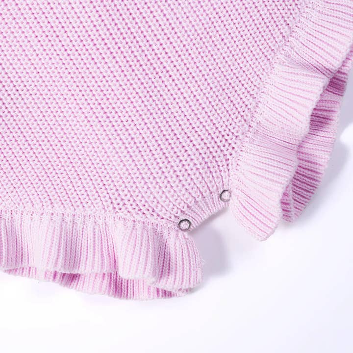 SwaddleAn - Wholesale Romper - Kids - 100% Cotton Ruffle Baby Girl Knit Romper 26