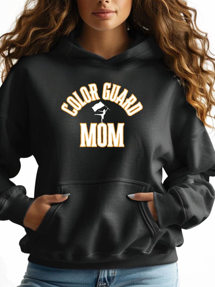 Montour Color Guard Mom Unisex Heavy Blend Hoodie for wholesale by 240 Spirit Press