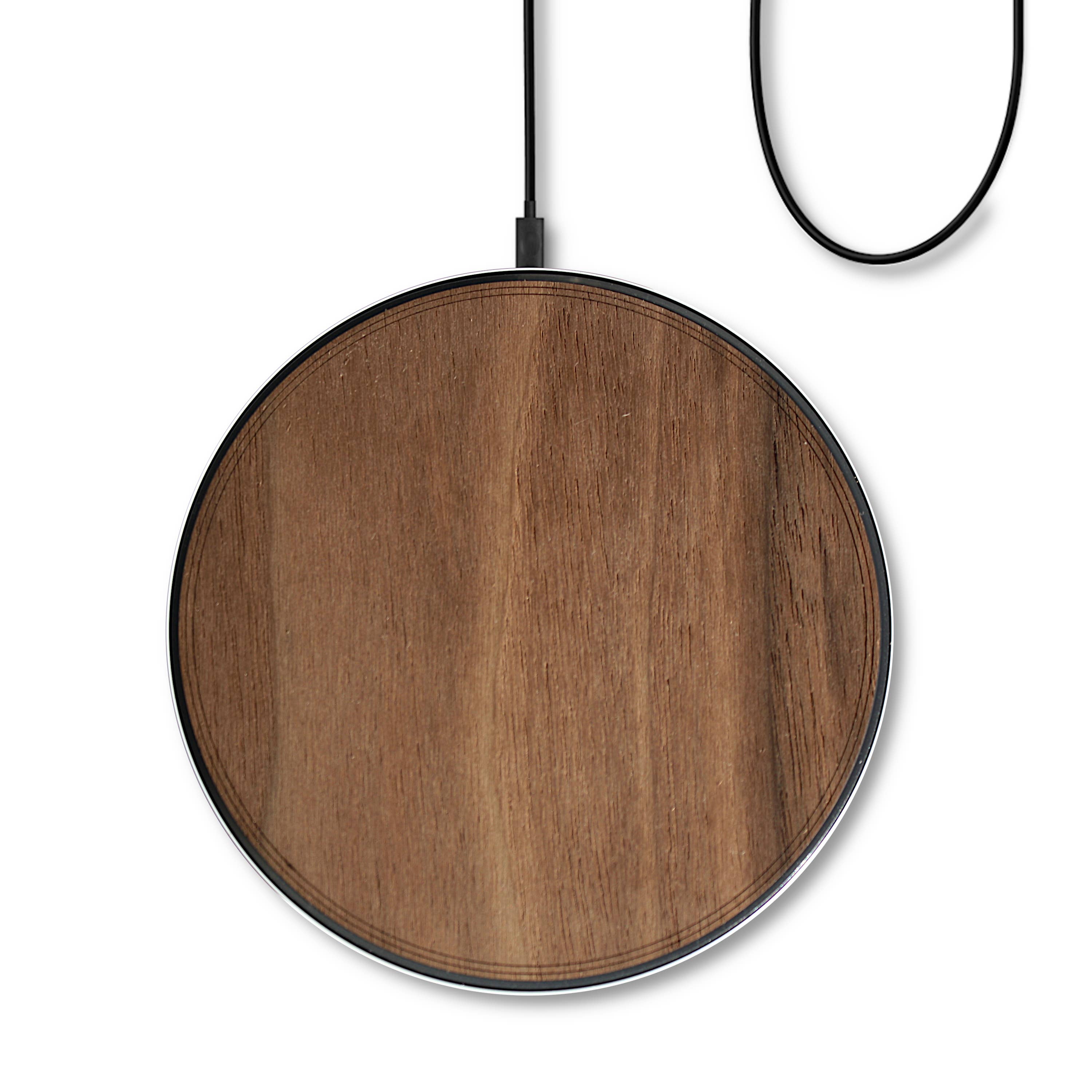 WUDN Handcrafted – Engroshandel Skærmbeskytter til telefon – Tilpasningsbar trådløs Qi hurtigoplader i træ5