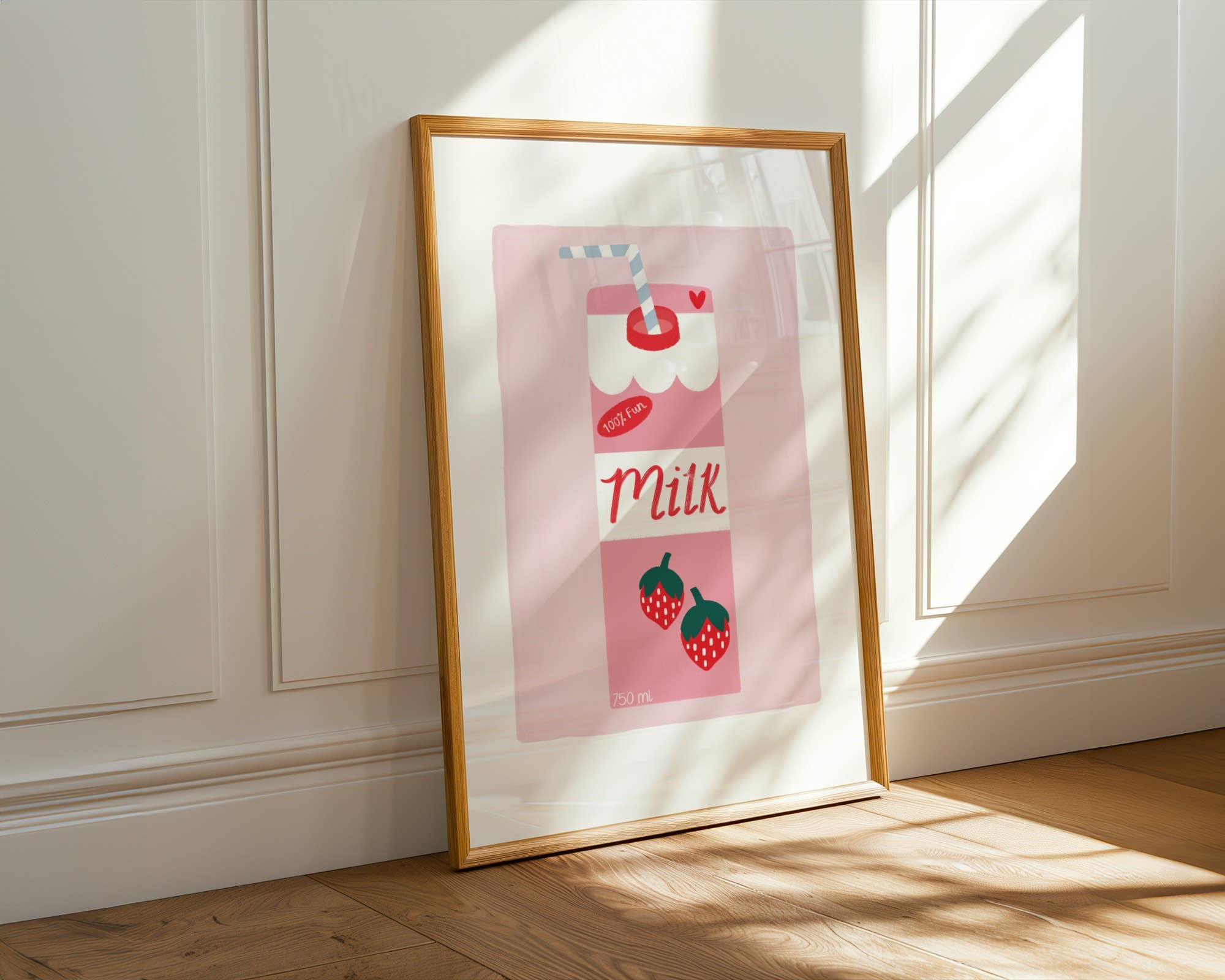 Emmy James Studio - Wholesale Art Print - Strawberry Milk Art Print7