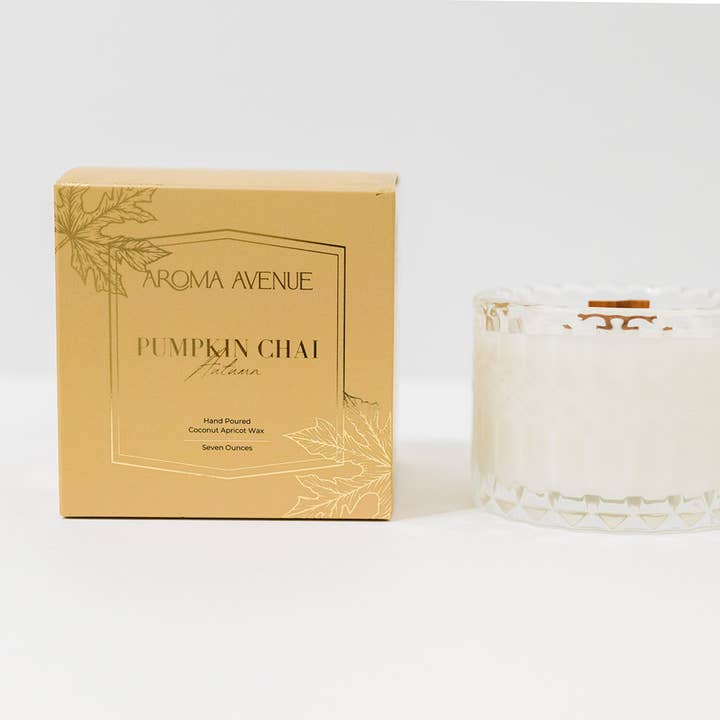 Aroma Avenue - Wholesale Jar/Filled Candle - Pumpkin Chai Candle | Fall Candle1