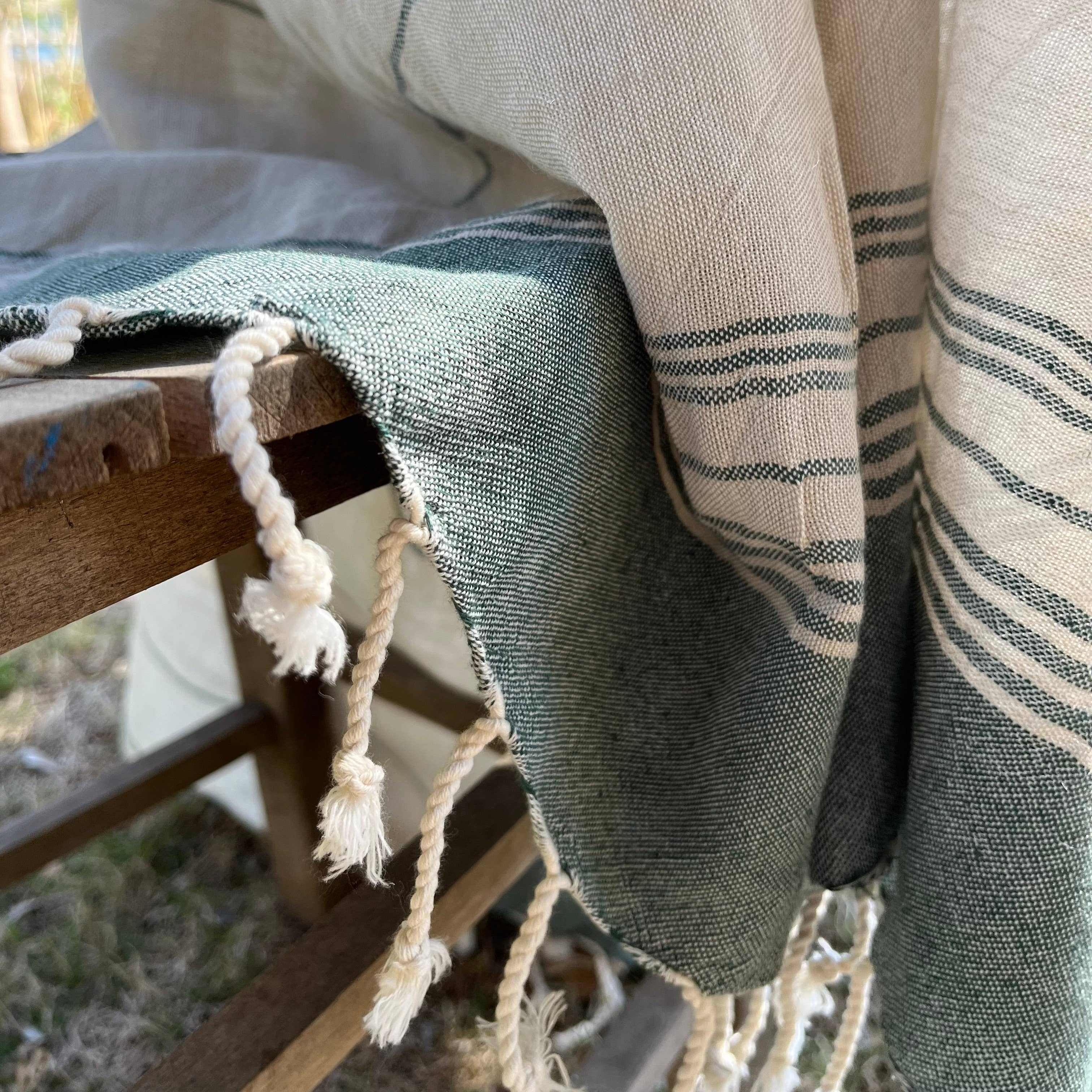 loom.ist – Großhandel Badetuch – Karya Leinen Strandtuch / Türkisches Handtuch13