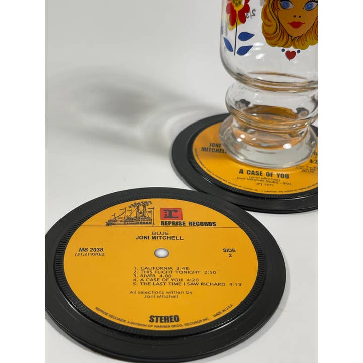 Popsters - Wholesale Coasters - Joni Mitchell. Blue and A Case Of You.4