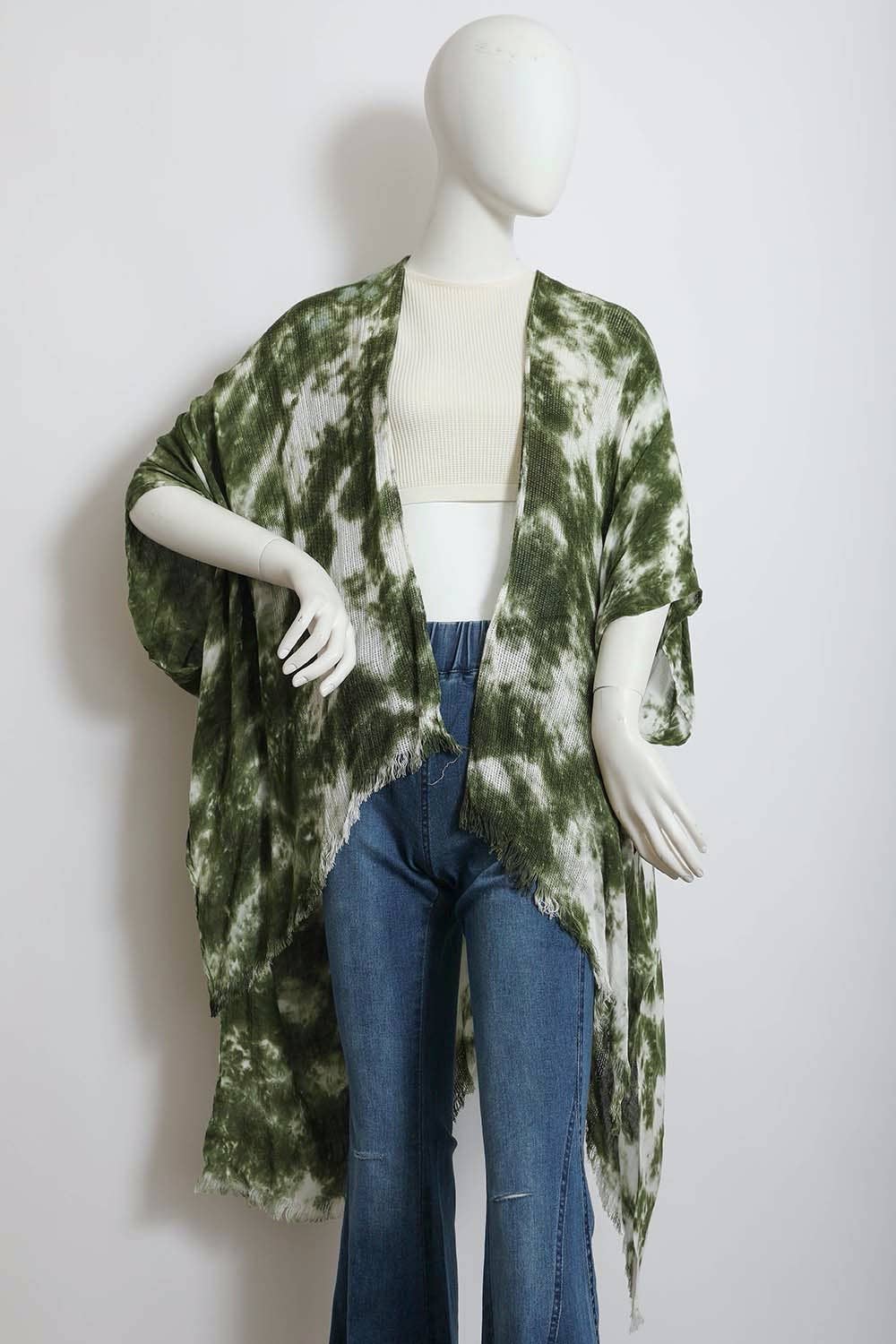Leto Accessories - Wholesale Kimono - Women's - ✨ Hippie Chic Multicolor Kimono - Trendy Layering Piece3