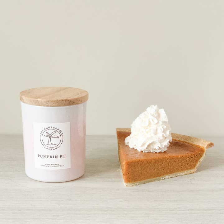 Pumpkin Pie for wholesale by Coconut Candle Company