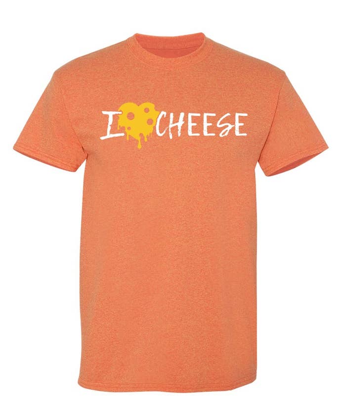 Feelin Good Tees - Wholesale Screen Printed T-Shirt - Unisex - I Heart Cheese11