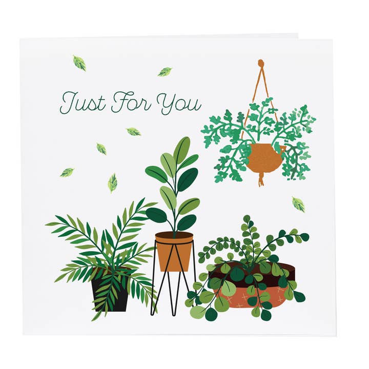 Just For You Plants Enclosure for wholesale by Potluck Press