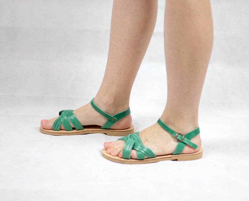 Nikola Sandals – Engroshandel sandal - Dame – Dame sandaler i læder med gladiatordesign1